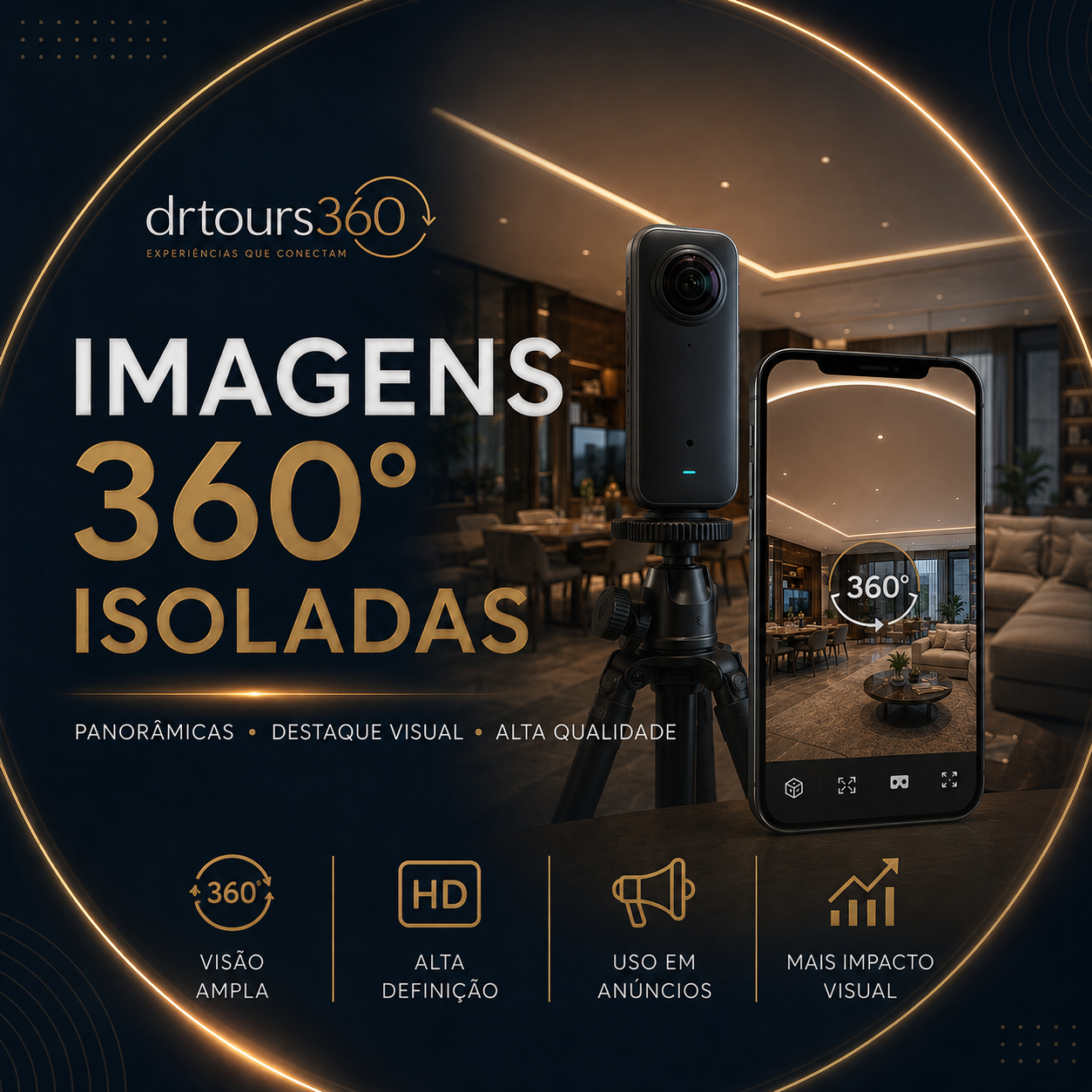 Exemplo de imagem panorâmica em 360 graus